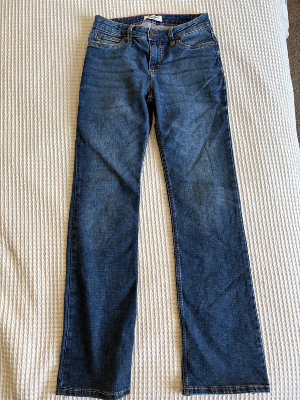 Wrangler Retro Blue Jeans with Contrast Stitching
